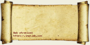 Danica Sentić vizit kartica